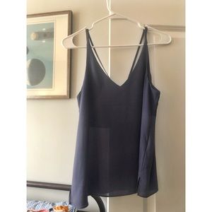 Topshop tank with double strap on back